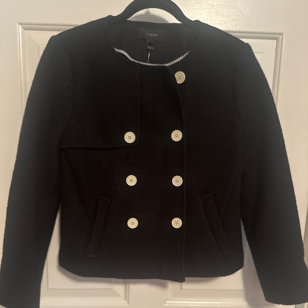 J. Crew Cropped Boucle Jacket